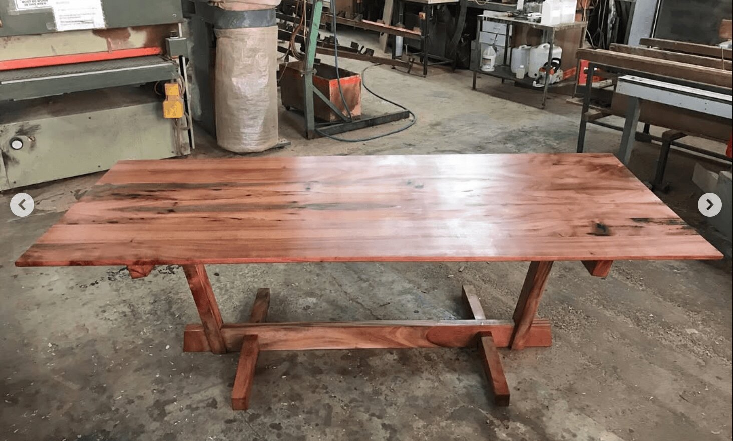 african mahogany table